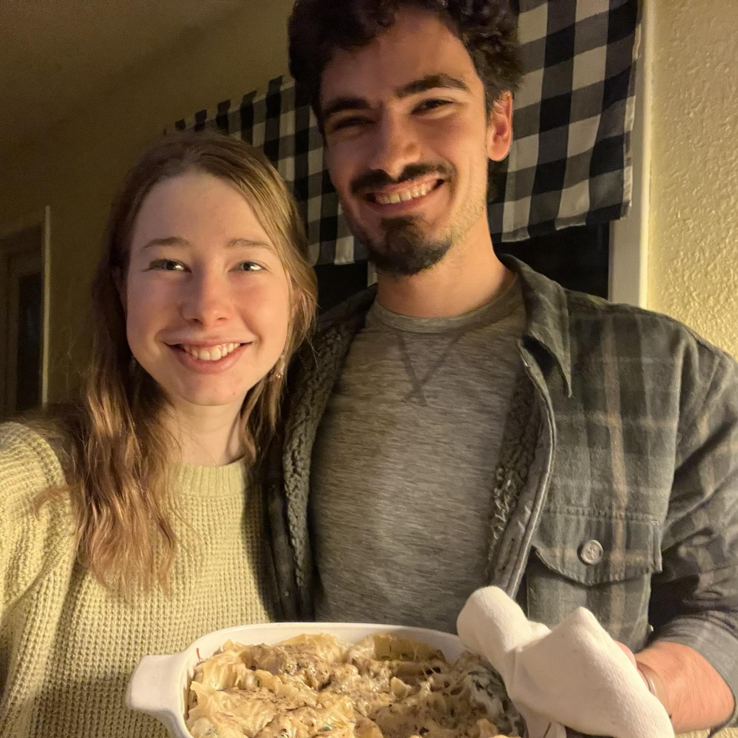 Pasta cooking date- we love to cook!