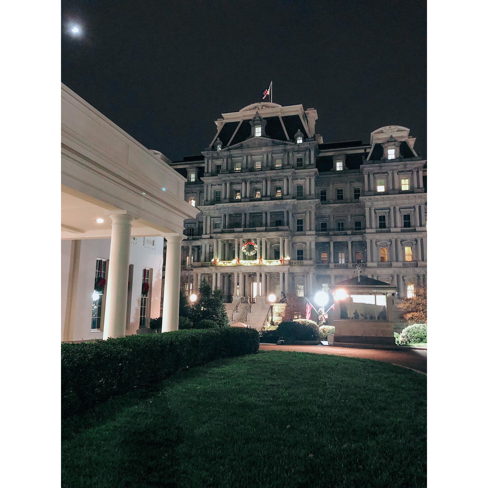 Our story begins in Washington, D.C., when we met while working the same event the night of the White House Christmas Party.