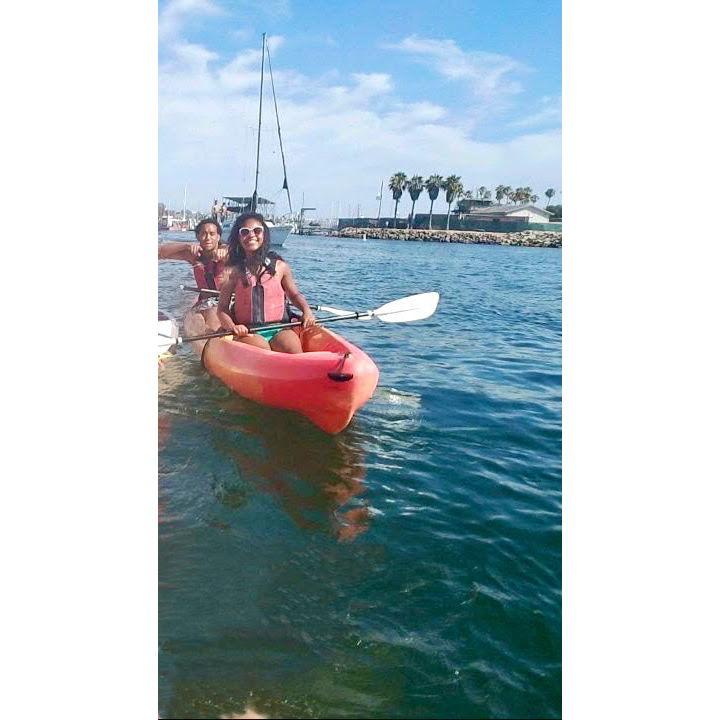 The one where we went kayaking in San Diego and David convinced Zahna to face her fear of sharks and swim in the bay