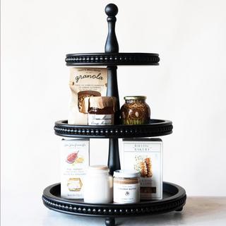 Elegant 3-Tier Wood Tray