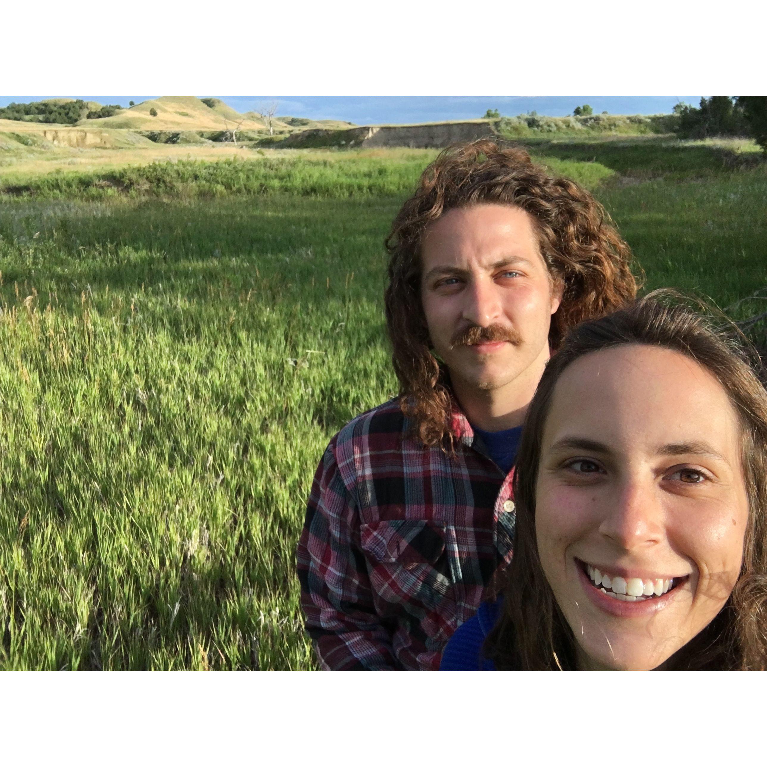 In 2016, we went on an amazing road trip from Iowa to Glacier National Park. This photo is from the Badlands in South Dakota.