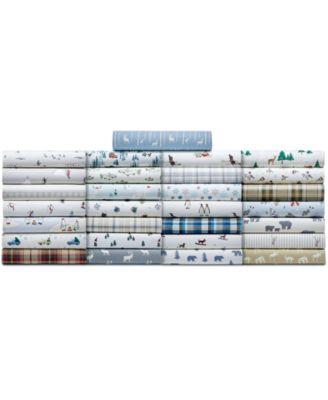 Novelty Print Queen Flannel Sheet Set