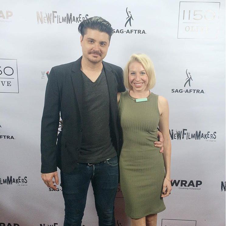 Photo for the grandkids that says "we were young and in Hollywood"