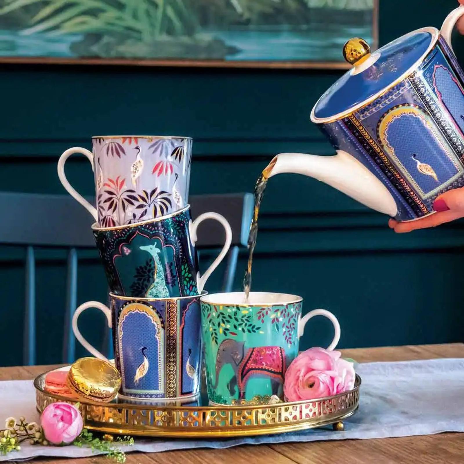 Portmeirion, Sara Miller India Teapot | Zola