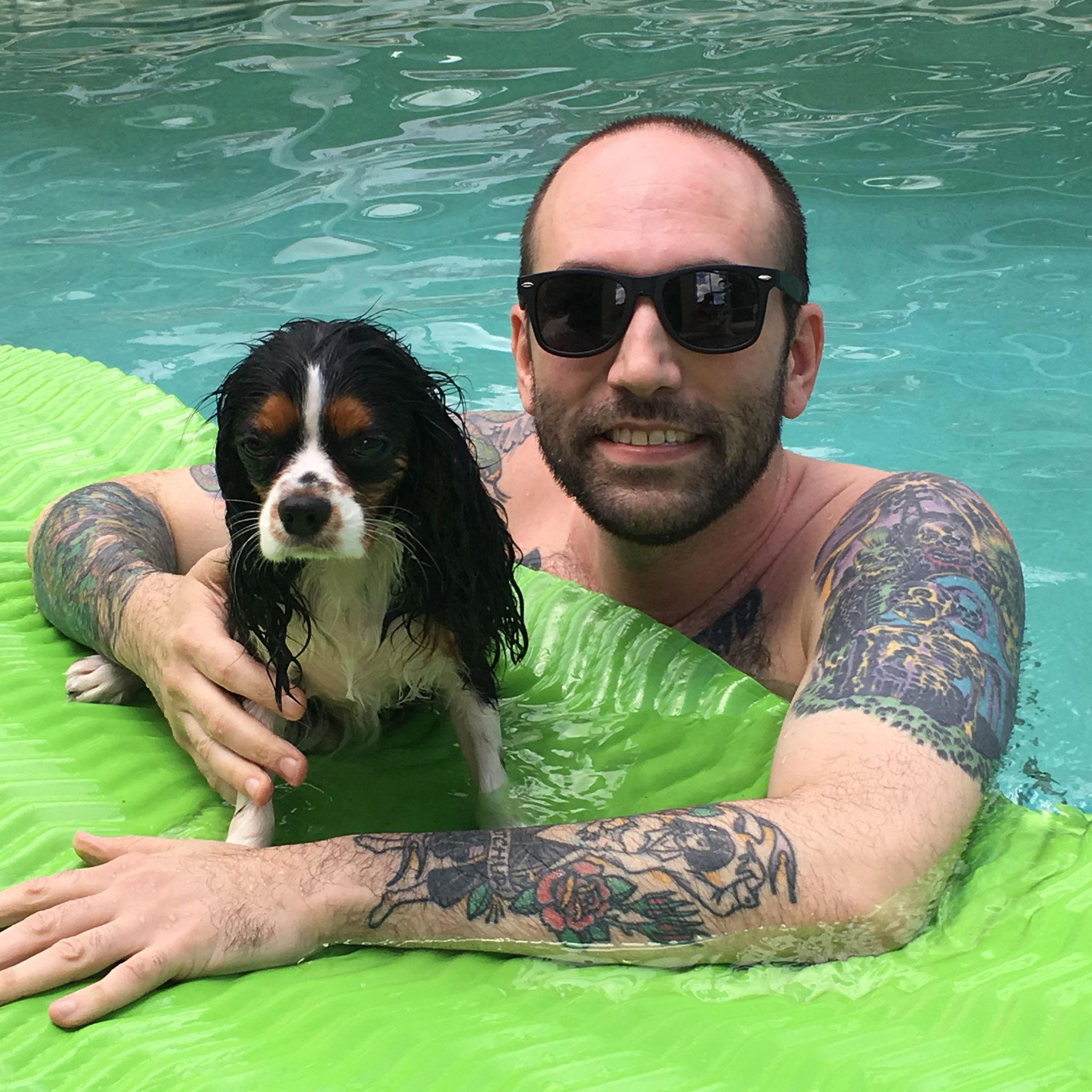 Mike went to Florida for the first time. He did not like swimming.