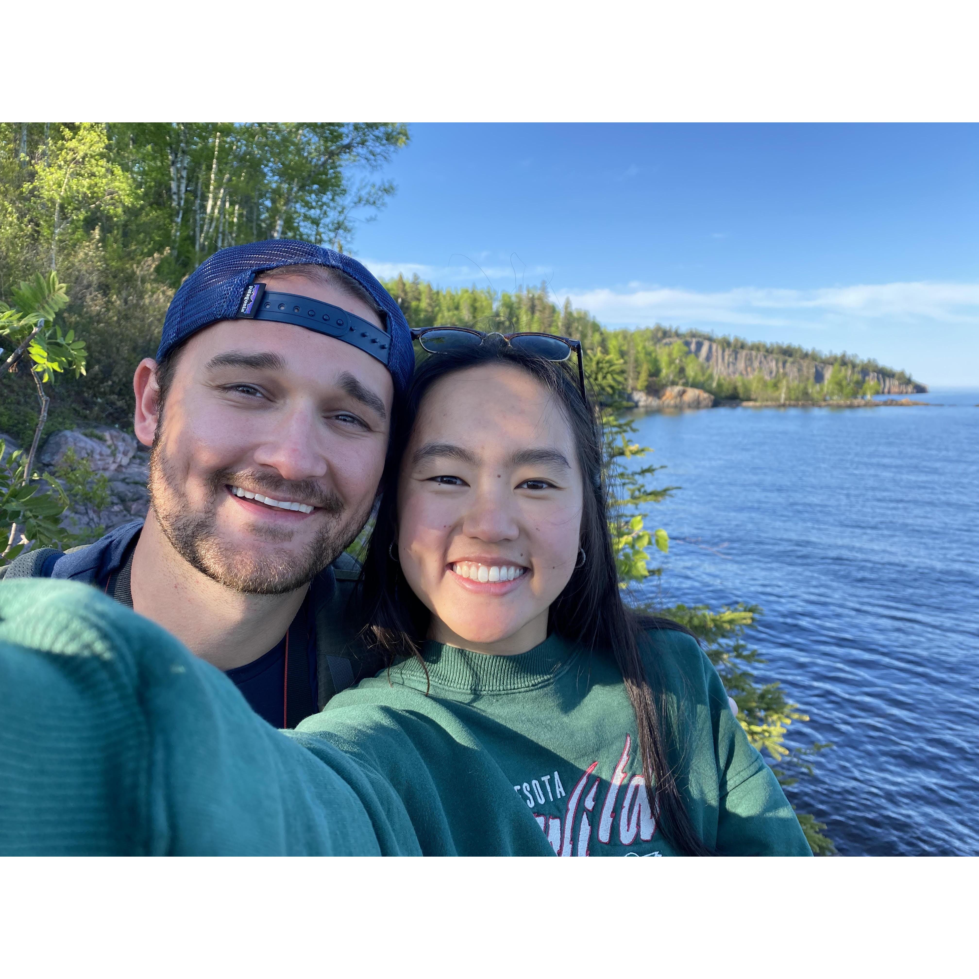 On this trip to Duluth we first said "I love you"