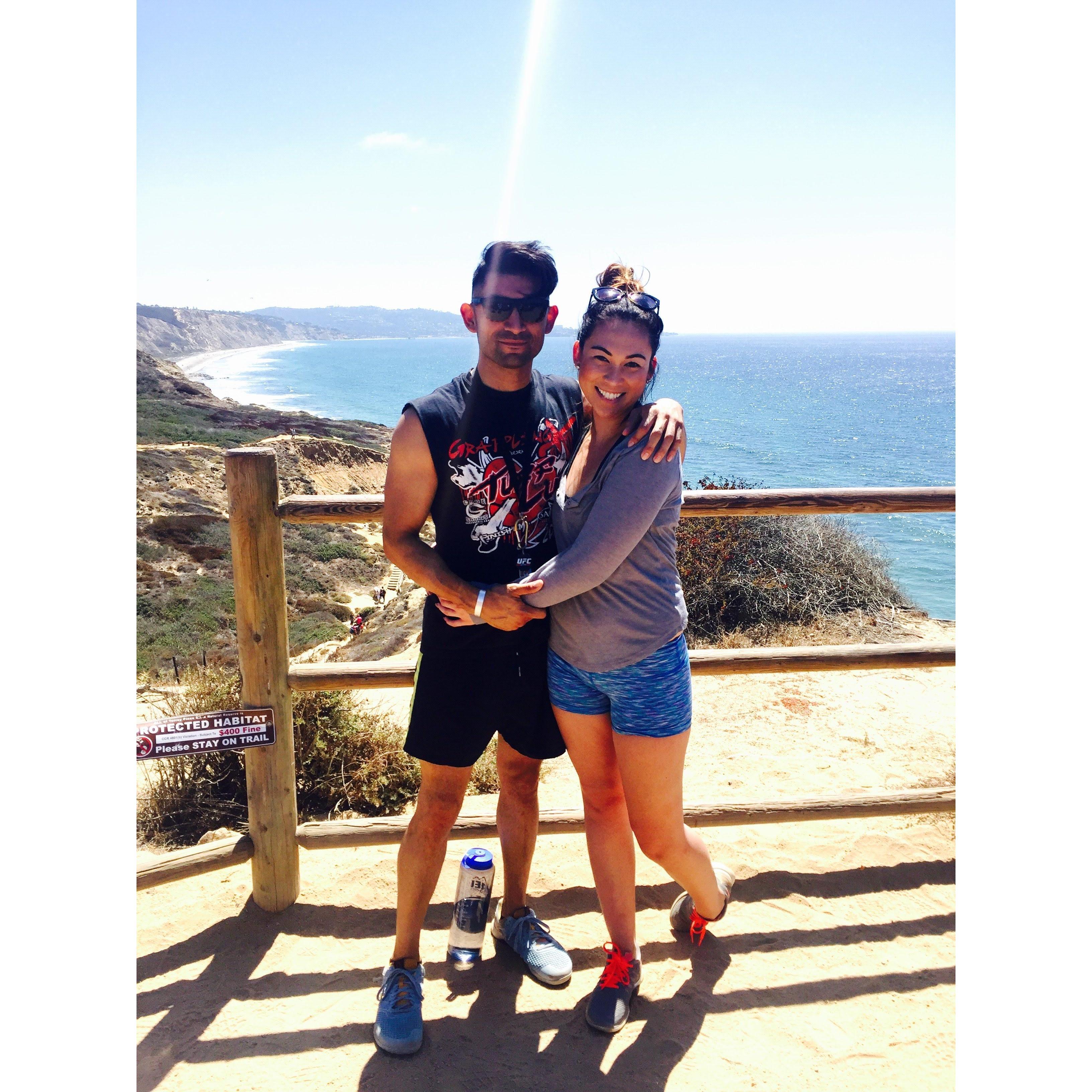 Our first hike together.