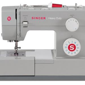 SINGER | Heavy Duty 4423 Sewing Machine with 23 Built-In Stitches -12 Decorative Stitches, 60% Stronger Motor & Automatic Needle Threader, Perfect for Sewing all Types of Fabrics with Ease