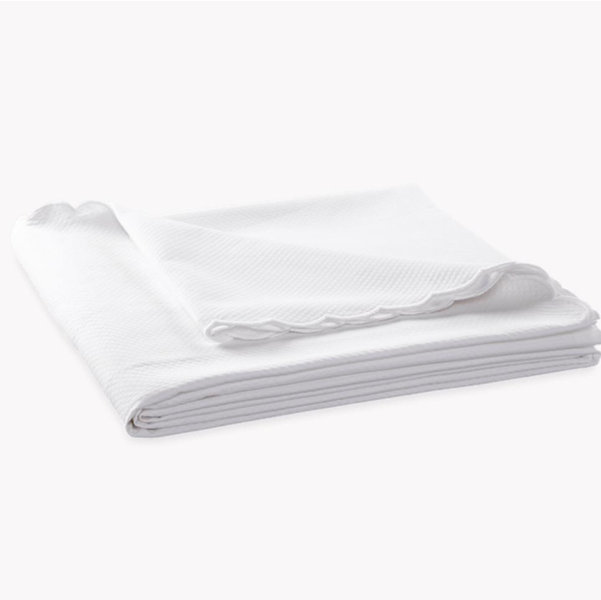 Diamond Pique Coverlet | Matouk Luxury Linens