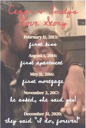 The Wedding Website of Cezar Carvalhaes and Emily McMillen