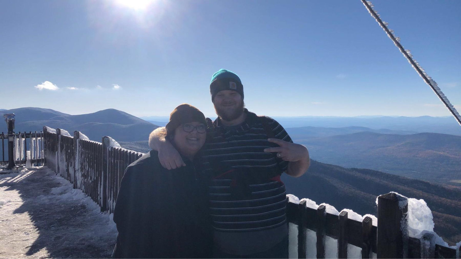 Our first trip up Cannon Mountain (October 2019).