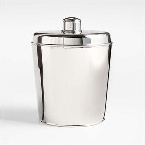 Easton Double-Walled Stainless Steel Ice Bucket + Reviews | Crate & Barrel
