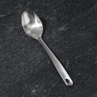 Crate and Barrel Brushed Stainless Steel Spoon