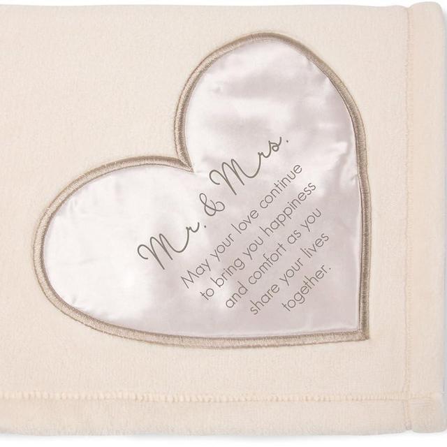 The Comfort Blanket 19527 Soft Blanket Mr & Mrs Thick Warm Royal Plush Throw Blanket