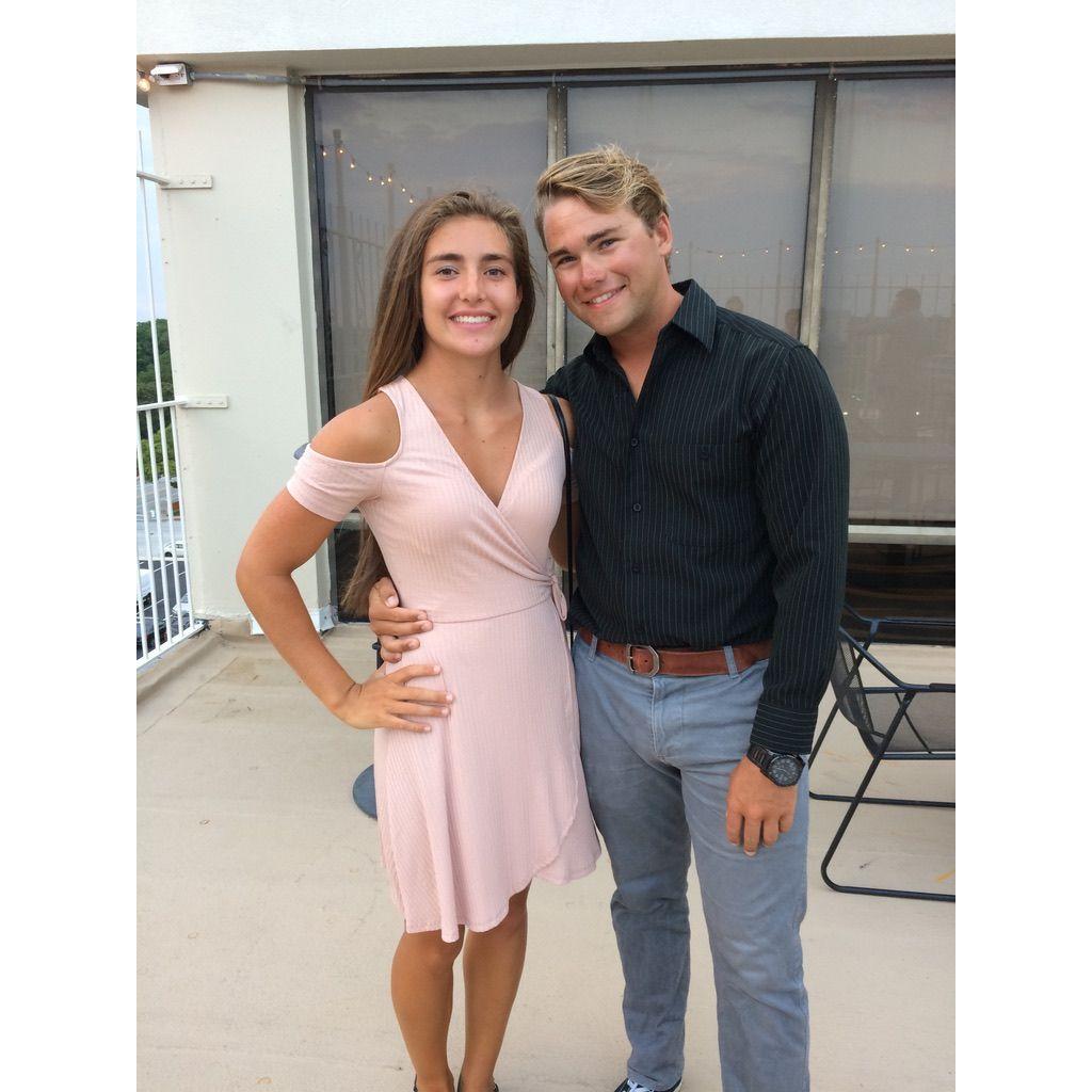 Our first picture together in our first year of dating