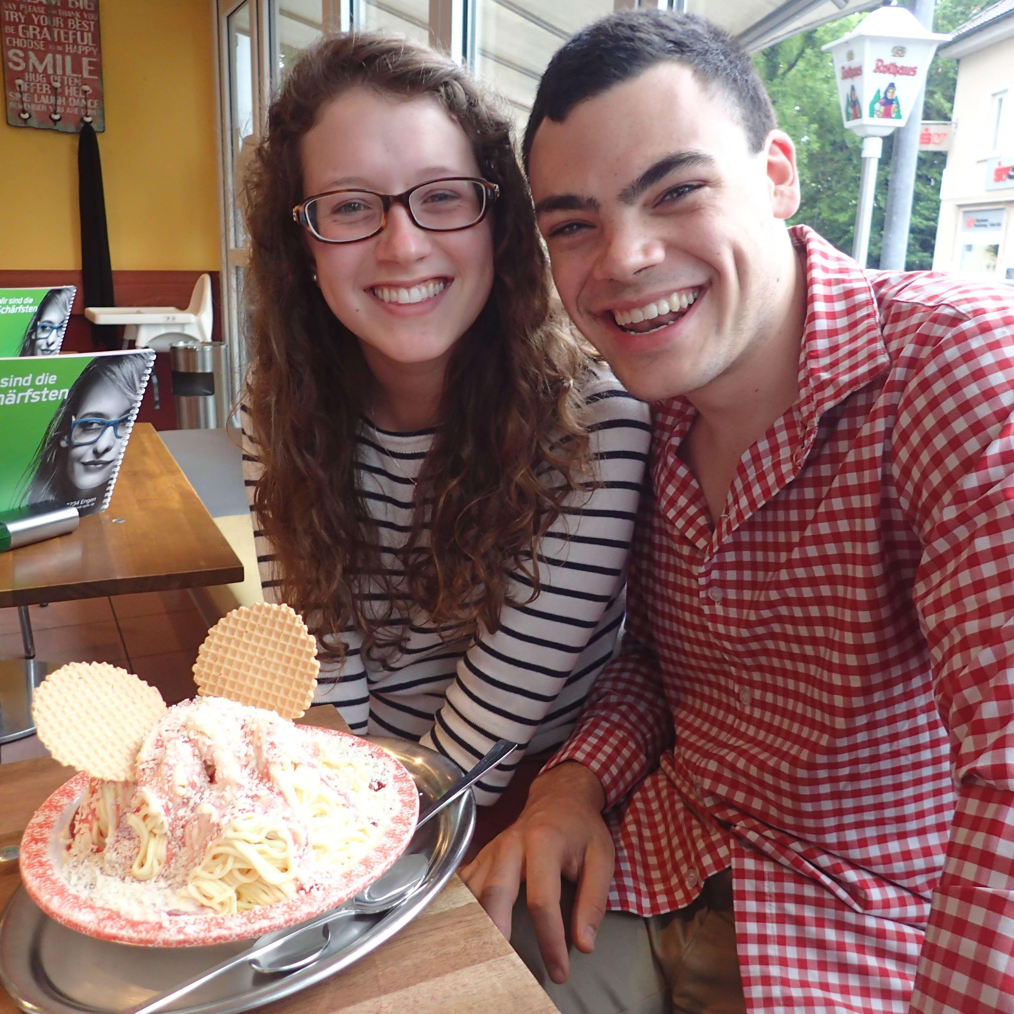 Spaghetti ice cream in Engen
