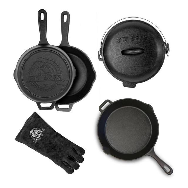6pc Cast Iron Starter Kit - Pit Boss