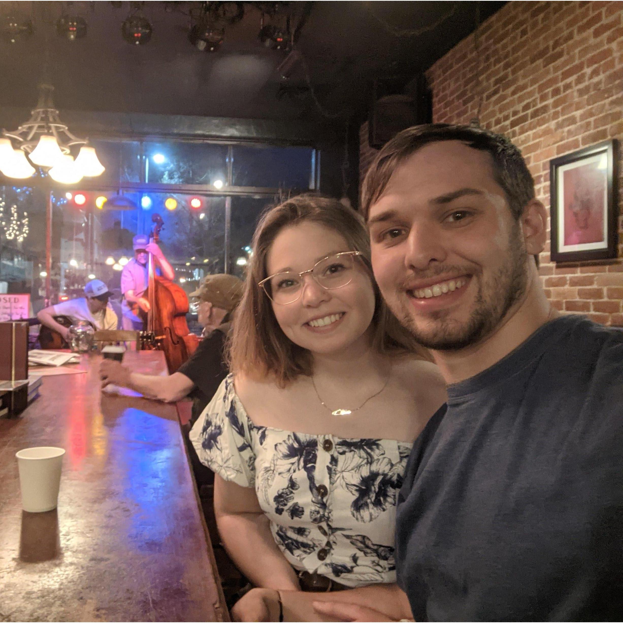 Enjoyed some live jazz music at Bucer's on a Thursday night!