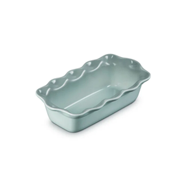 Heritage Fluted Loaf Pan in Sea Salt