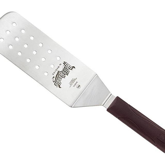 Mercer Culinary Hell's Handle Perforated Turner/Spatula, 8 Inch x 3 Inch