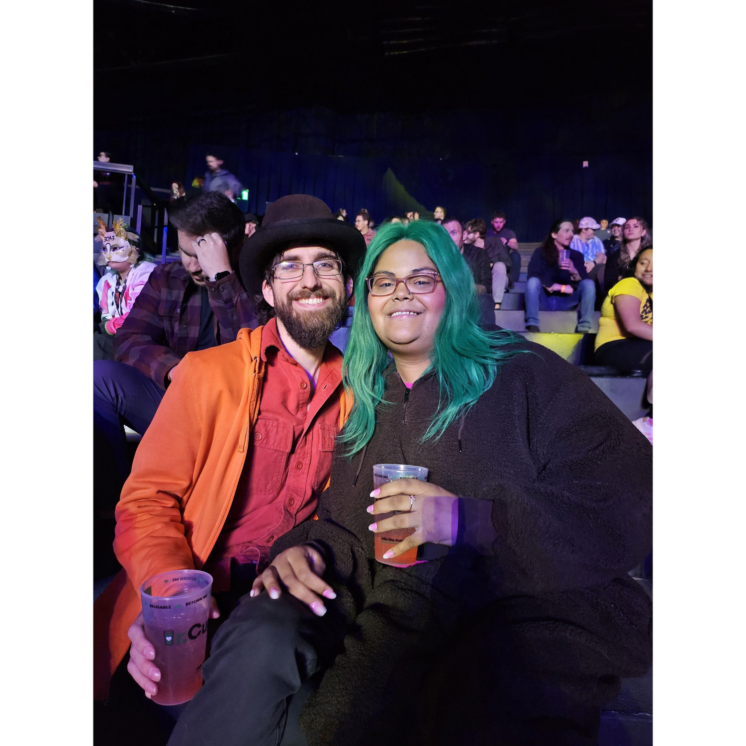 We love going to concerts together