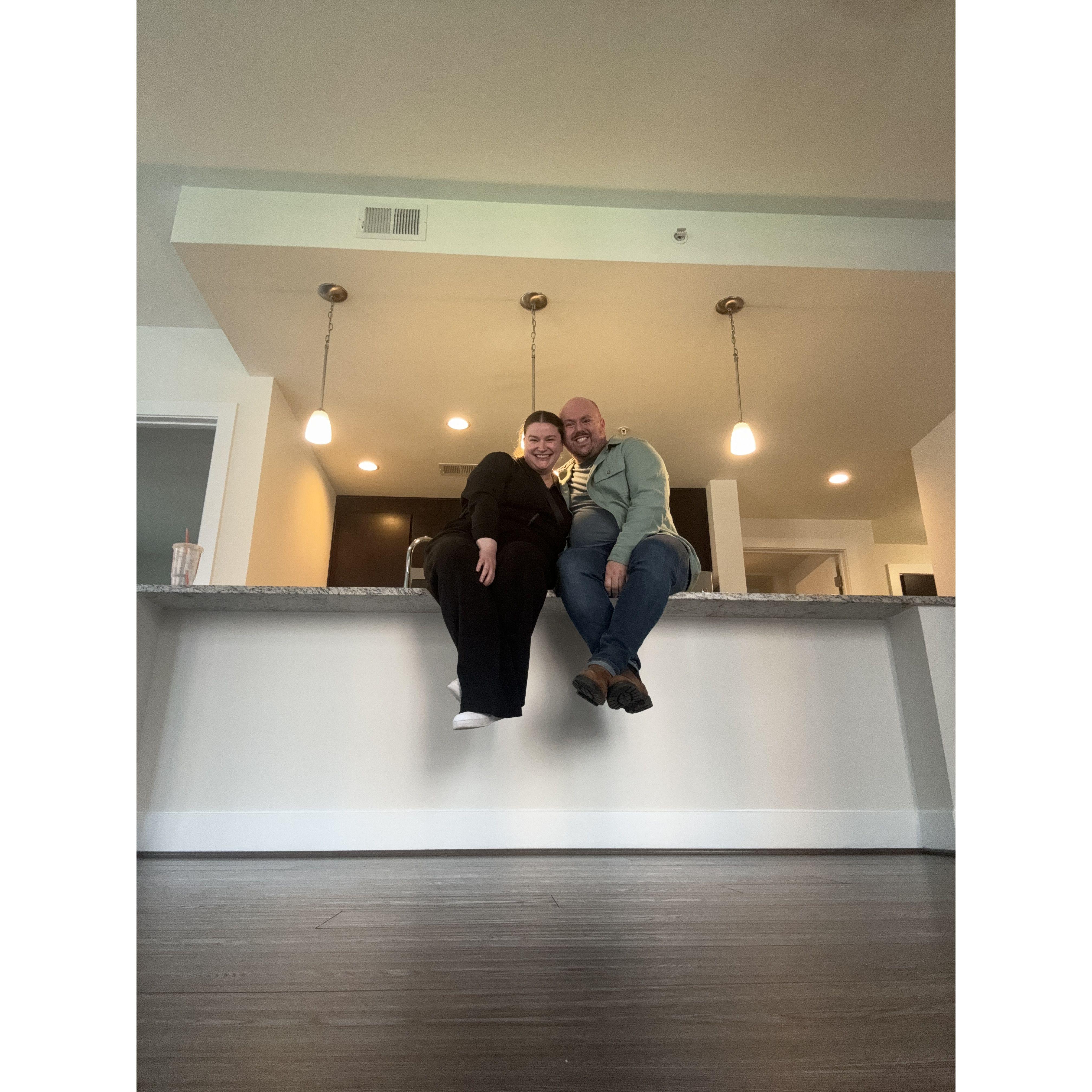 Our first apartment together!