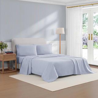 Th Performance Cooling Cotton Percale 4-Piece Sheet Set