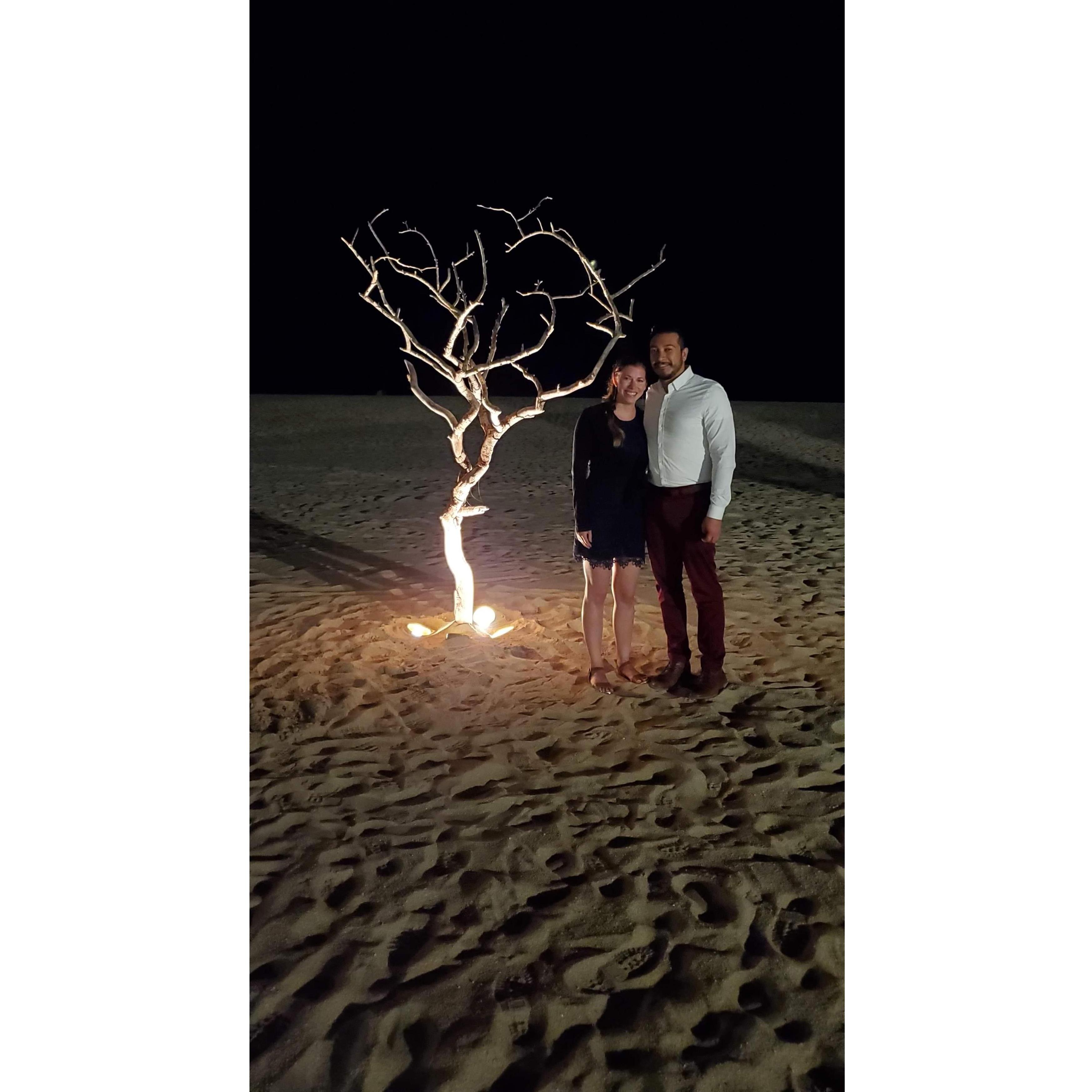 Right after the proposal - Cabo, Mexico - 2019