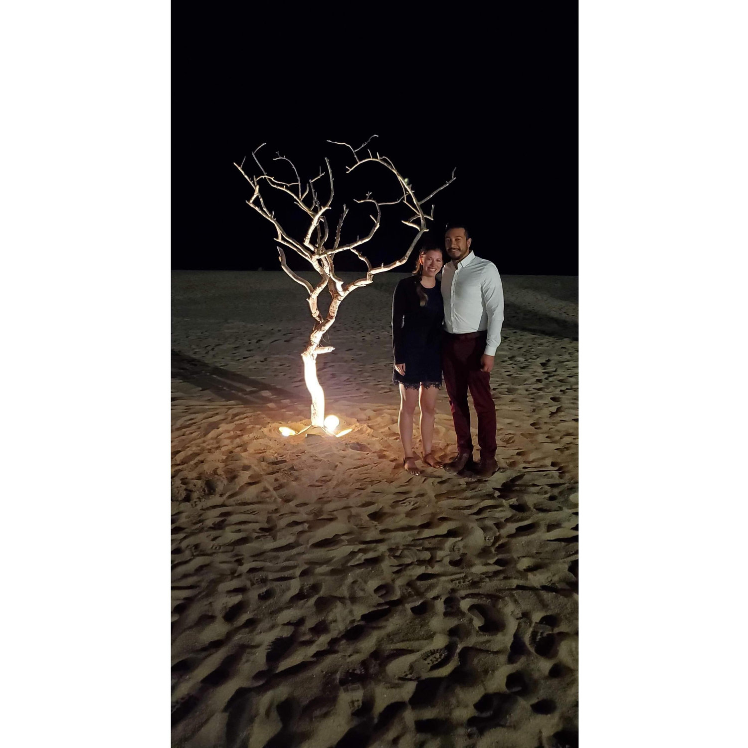 Right after the proposal - Cabo, Mexico - 2019