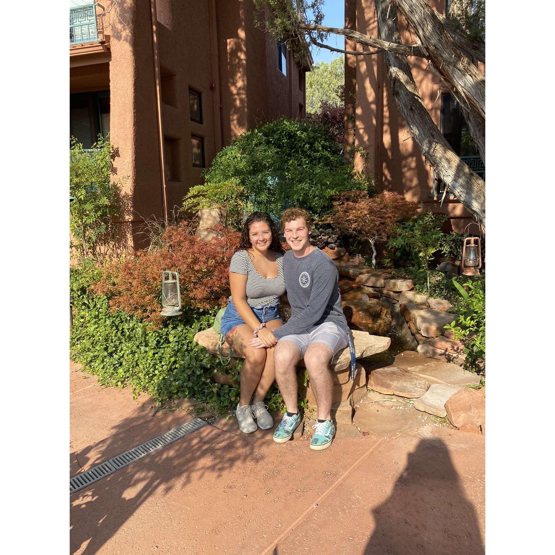 us being cute in sedona!