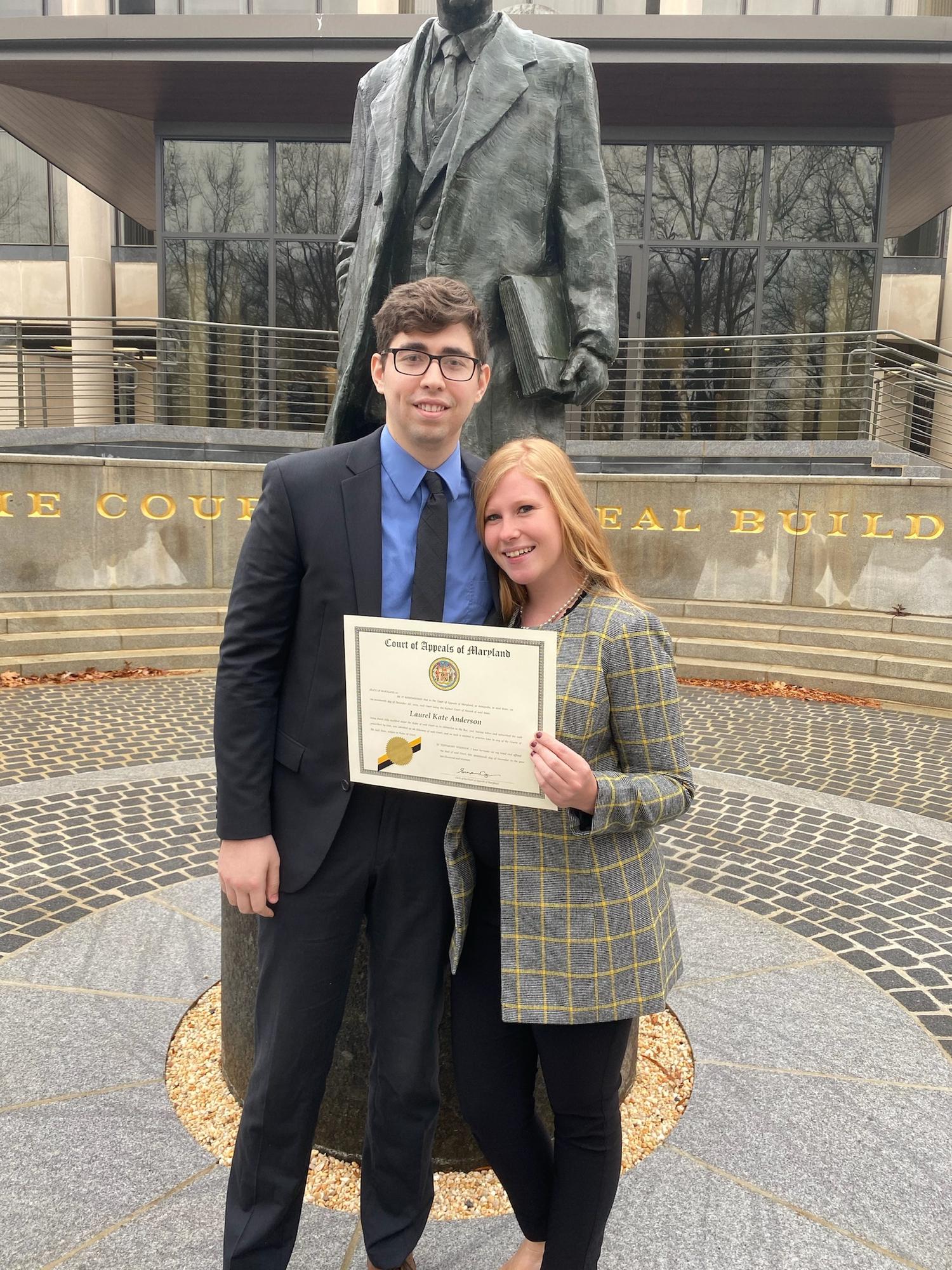 Laurel’s swearing in ceremony - Annapolis, MD (December 2019)