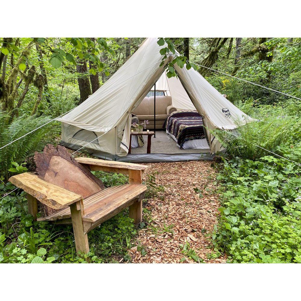 Glamping accommodations