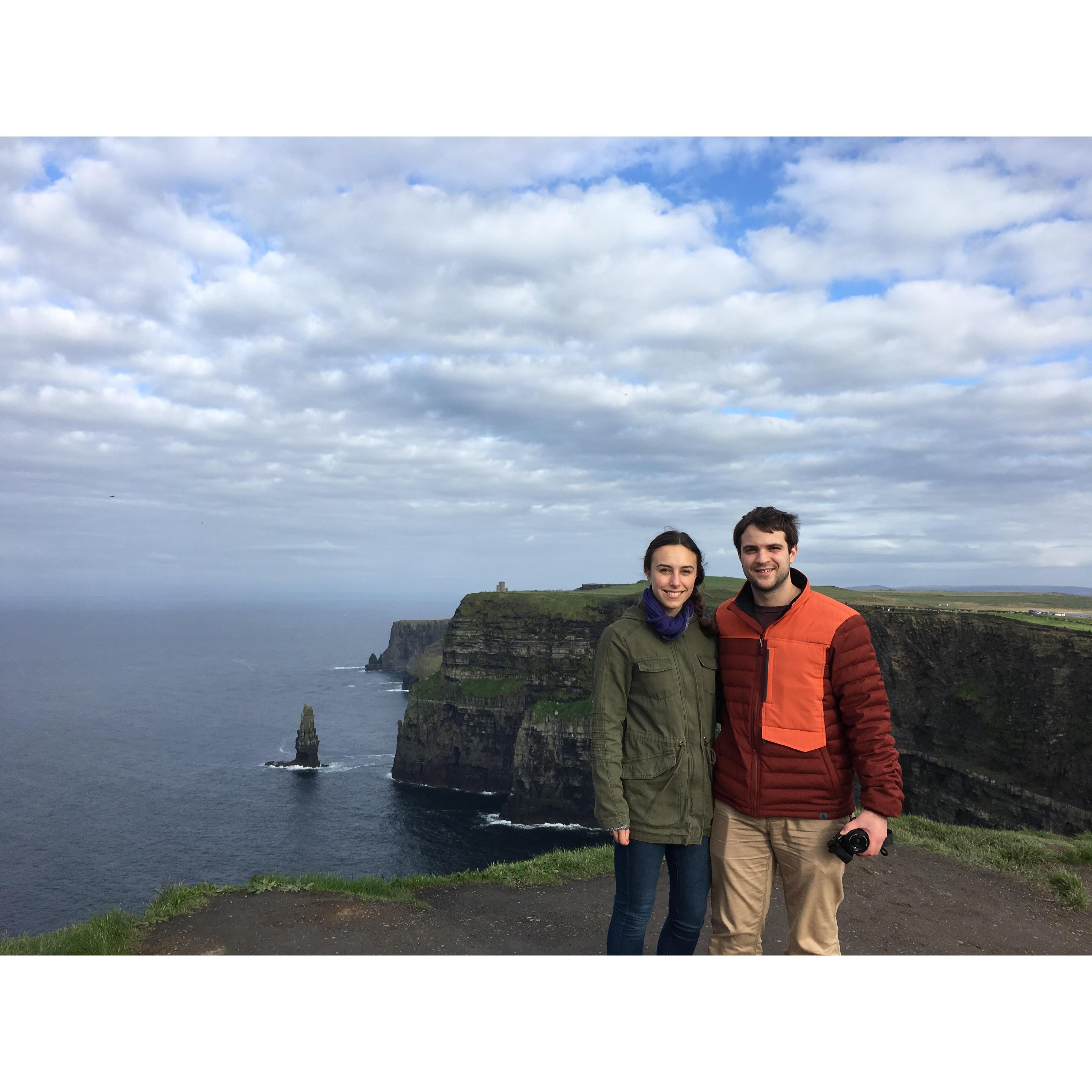Our first international trip together to Ireland