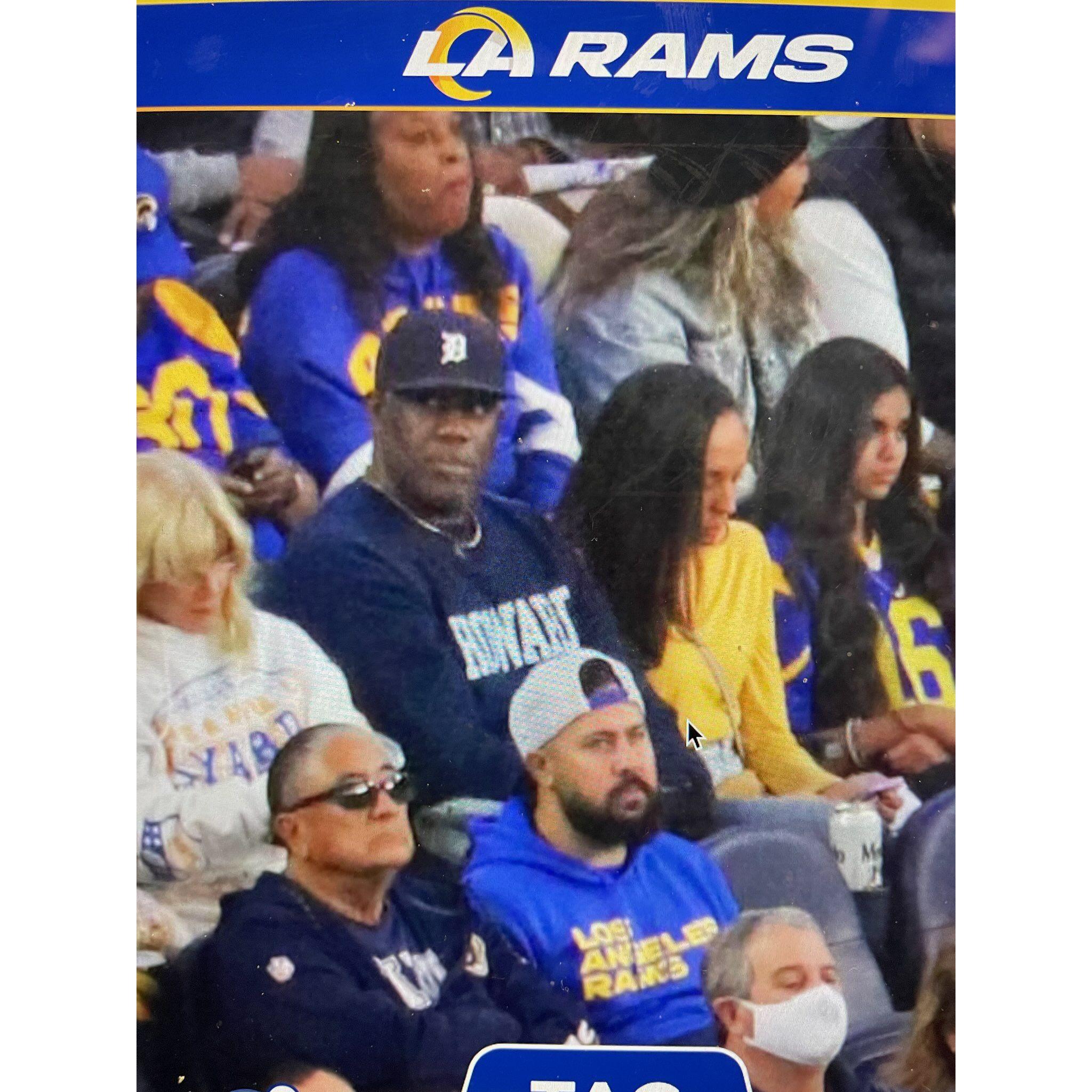 Caught on the Fan Cam at the Rams Game