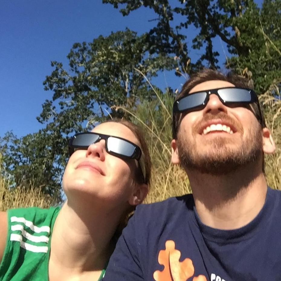 TOTALITY 2018 in Corvallis, OR. This was one of the most surreal experiences of our lives.