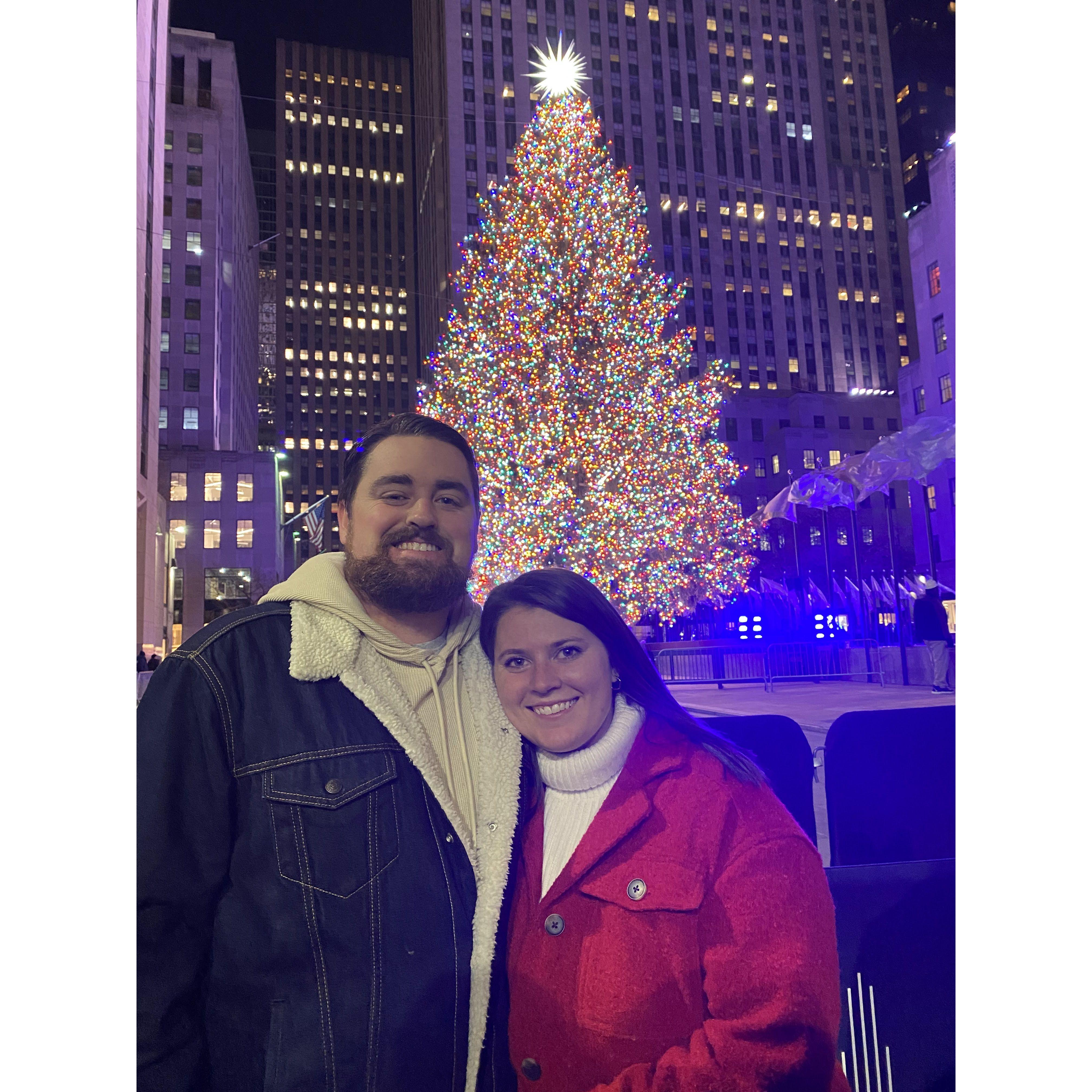 Visited the Rockefeller tree in NYC.