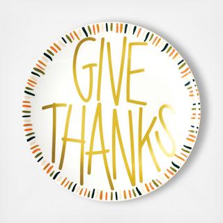 Give Thanks Salad Plate