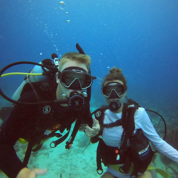 Scuba On Our Honeymoon