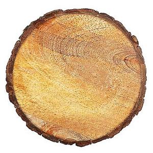 Thirstystone® Round Mango Wood Stump Individual Coaster