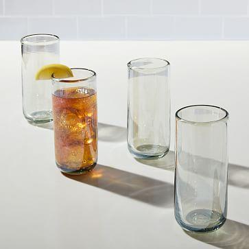 Mexican Recycled Luster Highball Glasses (Set of 4)