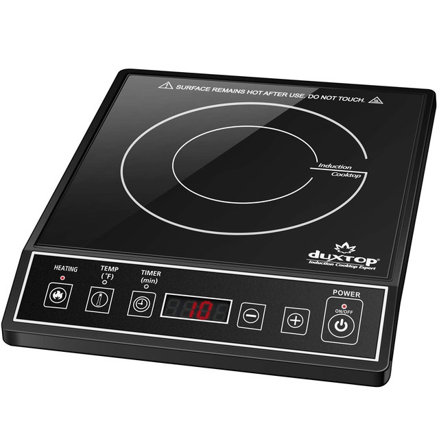 Duxtop 1800W Portable Induction Cooktop Countertop Burner, Black