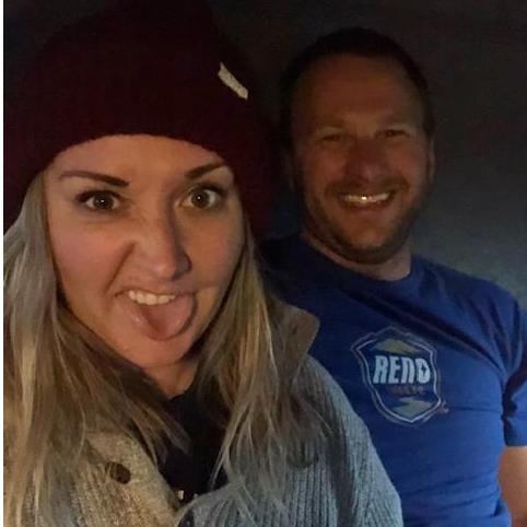 Oona's "endless beauty and winning personality" in a van in Iceland.