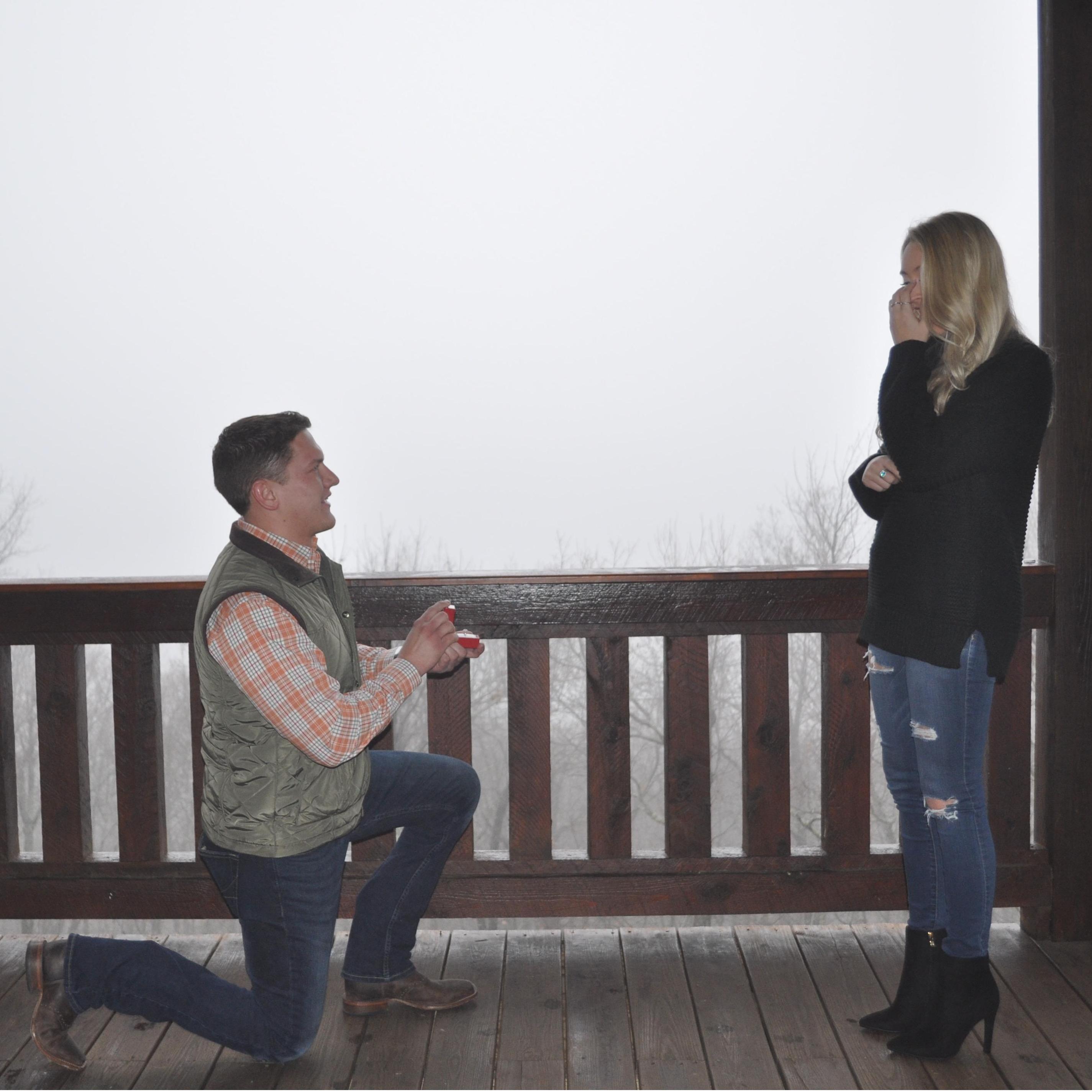 12/22/19 the day Matthew asked me to marry him!