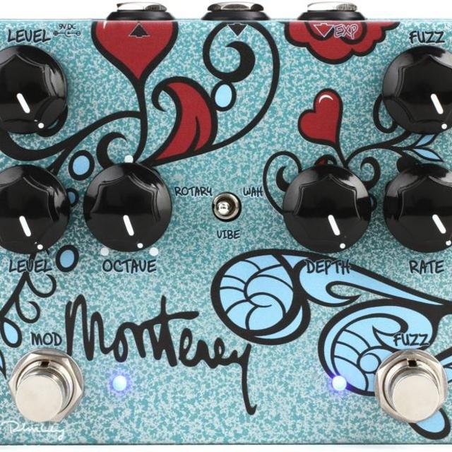 Keeley Monterey Rotary Fuzz Vibe Multi-effects Pedal