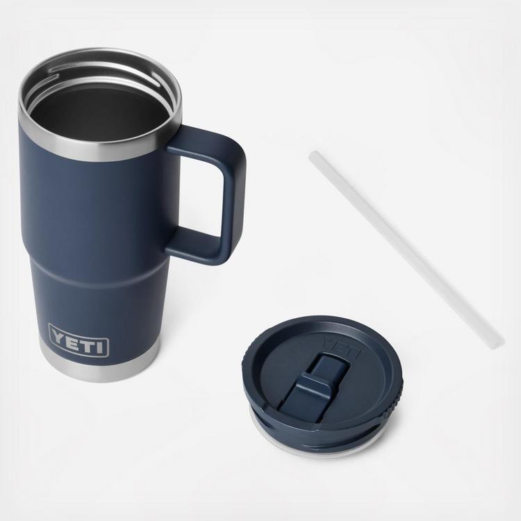 YETI, Rambler 20 oz. Travel Mug with Matched Straw Lid | Zola