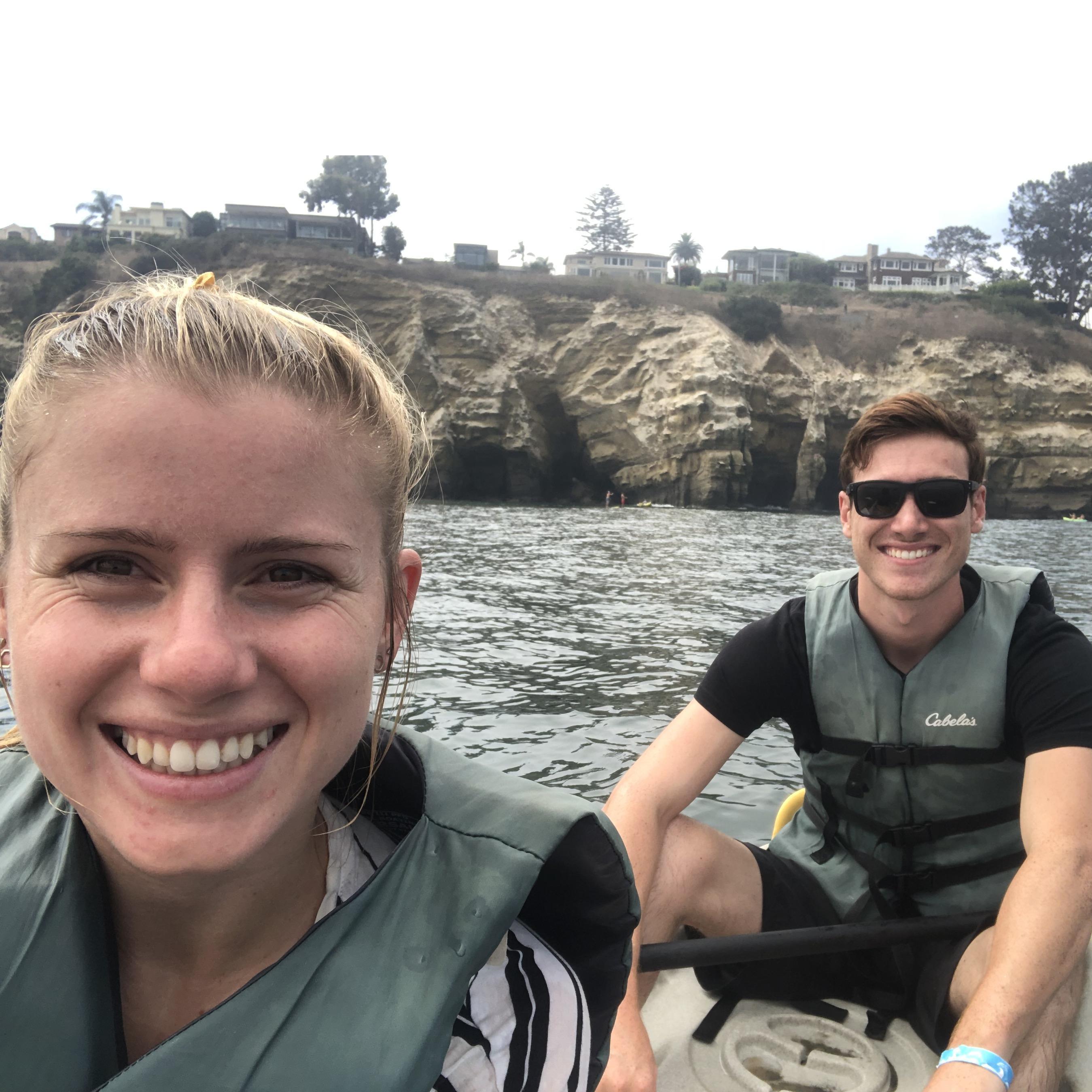 Kayaking in La Jolla!