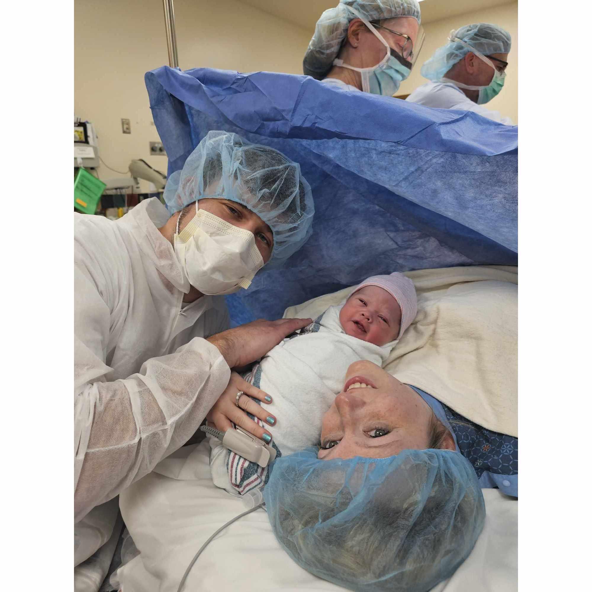 The best day of my life. The day we became mommy and daddy.