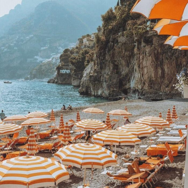 A Day at the Beach Club in Italy