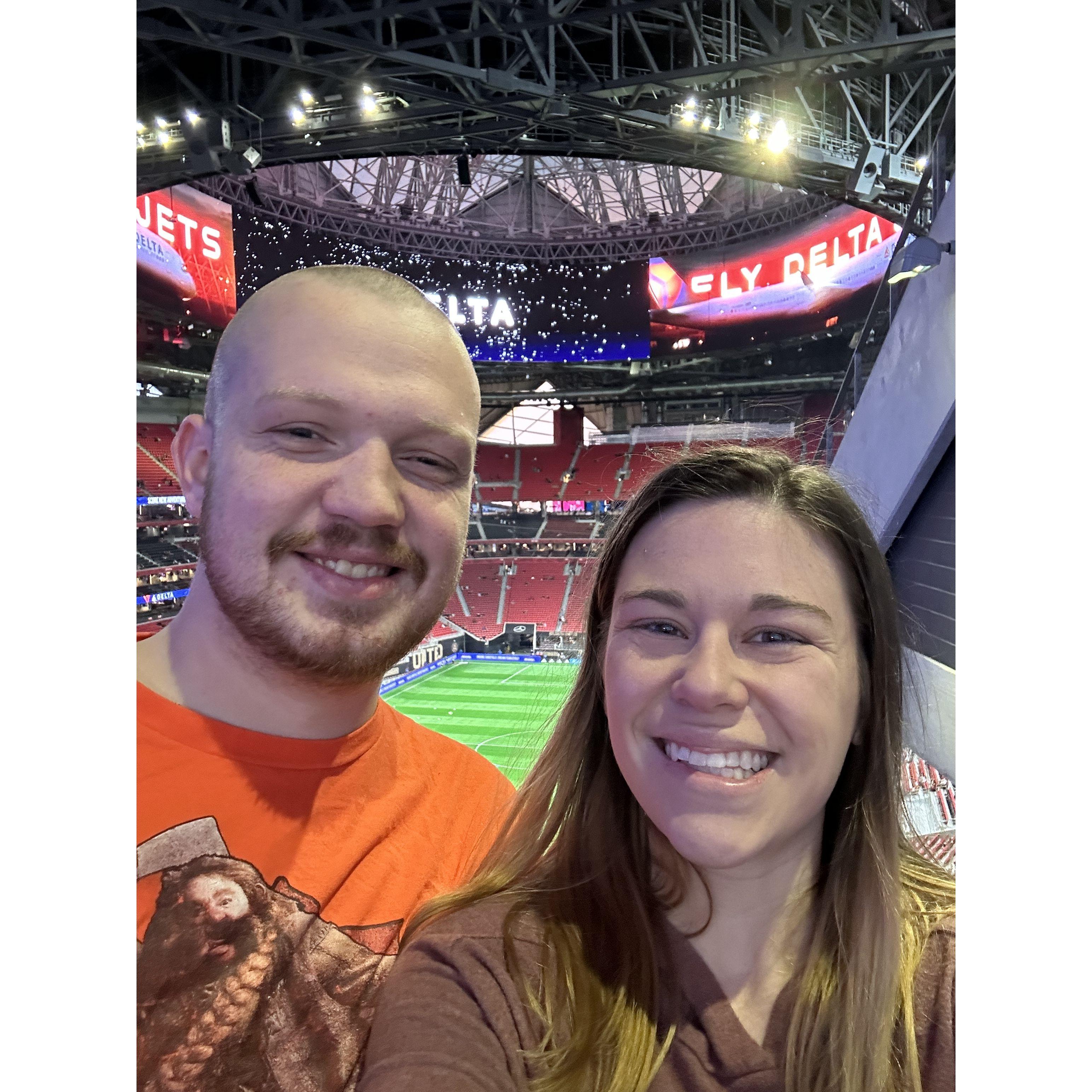 First Time in Mercedes Benz. Plus we got to see Atlanta United