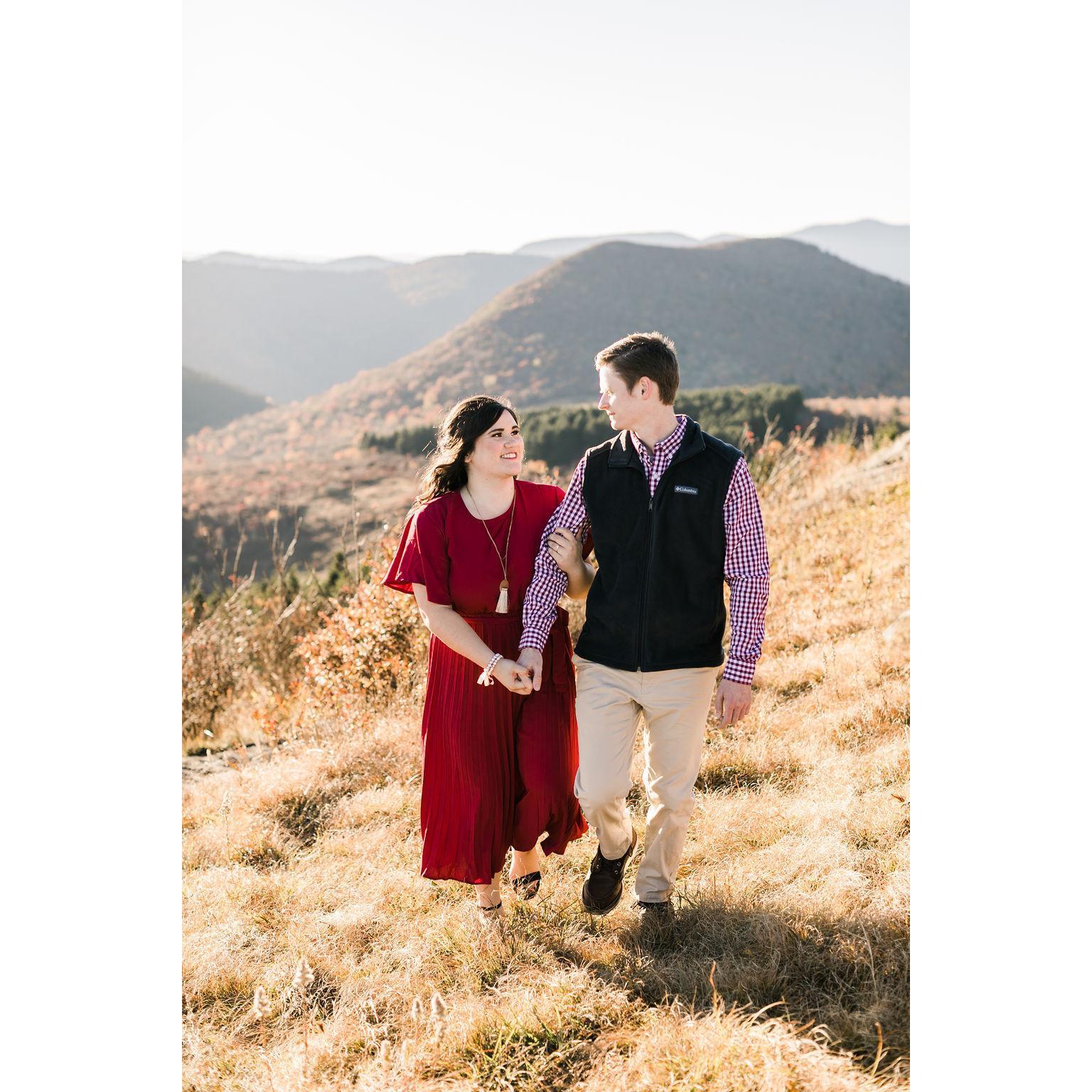 Engagement photos in the mountains.
Photographer: Amber Hatley Photography